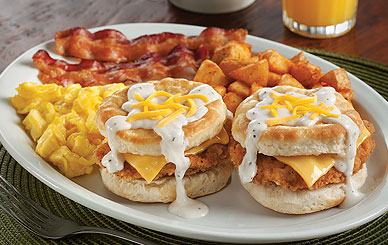 Perkins - Breakfast - Big Biscuit Breakfasts - Southern Fried Chicken Biscuit Breakfast