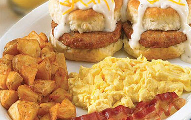 Perkins - Big Biscuit Breakfasts - Country Sausage Biscuit Breakfast