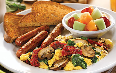 Perkins - Fresh Cracked Classics - Spinach & Mushroom Scramble