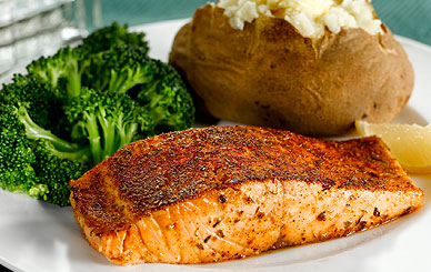 Perkins - Lunch & Dinner - Fork Worthy Entrees - Grilled Salmon